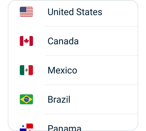 Steam connect step 2, choose VPN server location Steam connect step 2, choose VPN server location